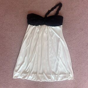 Black and White One Shoulder Dress Juniors Size 13